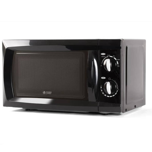 0.6 cu. ft. Countertop Microwave Black