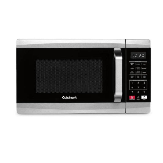 0.7 cu. ft. 700-Watt Countertop microwave in Black and Stainless Steel