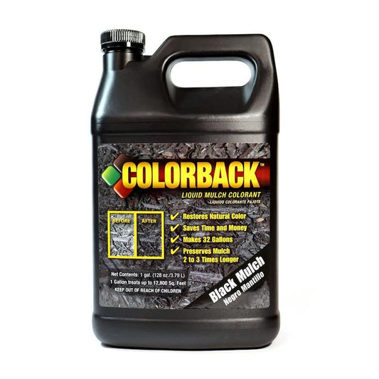 1 Gal. Black Mulch Color Covering up to 12,800 sq. ft.